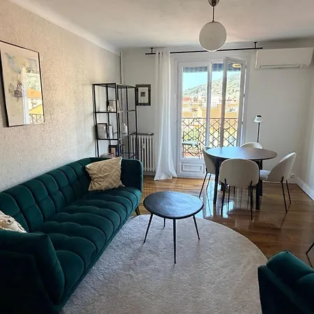 Lumineux-balcon-vue Mer-5 Mn * Vallauris