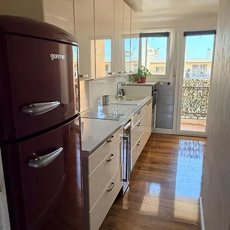 Lumineux-balcon-vue Mer-5 Mn شقة *